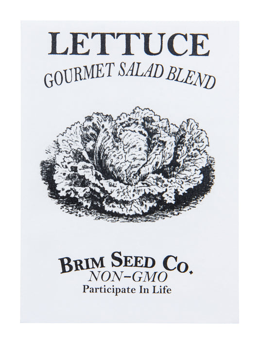 Lettuce, Gourmet Salad Blend Seed