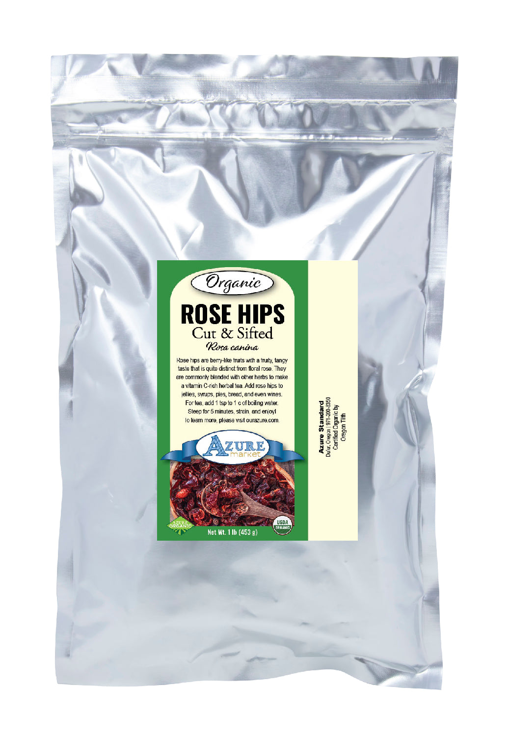 Rose Hips Cut & Sifted, Organic