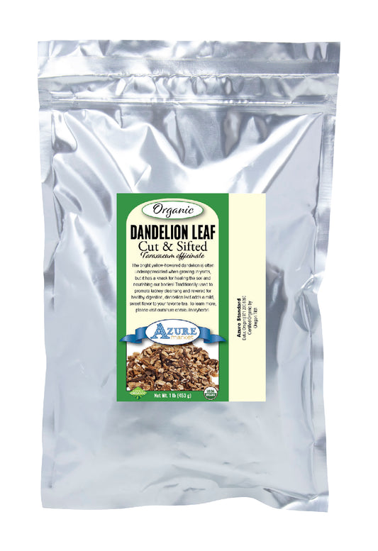 Dandelion Leaf, Cut & Sifted, Organic