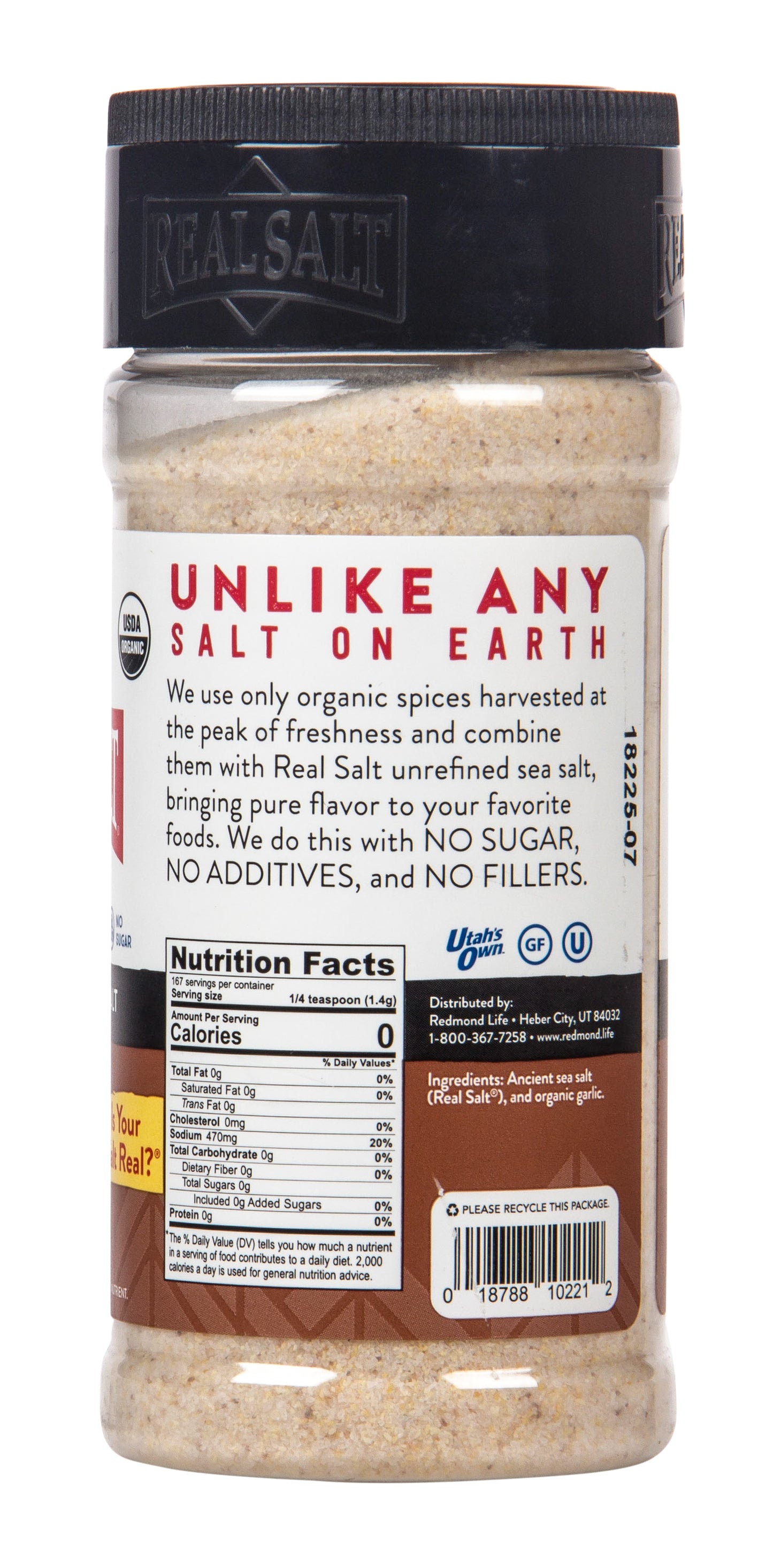 Garlic Salt, Real Salt, Organic