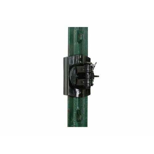 Multi-Post Wide Jaw Pinlock Insulator, Heavy Duty, Black