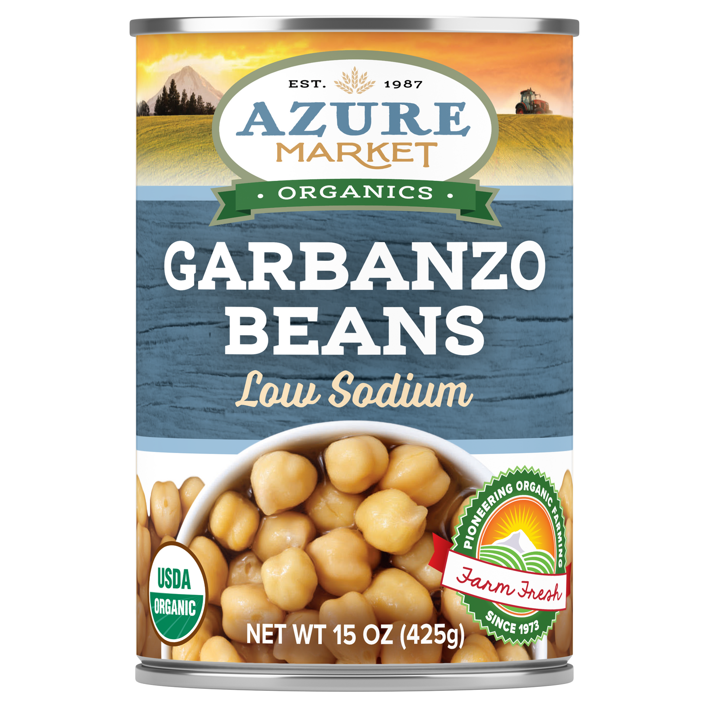Garbanzo Beans, Low Sodium, Organic