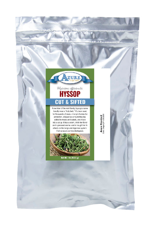 Hyssop, Cut & Sifted