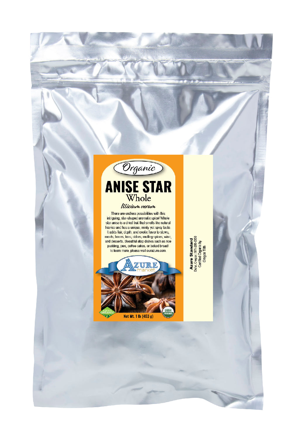 Anise Star Whole, Organic