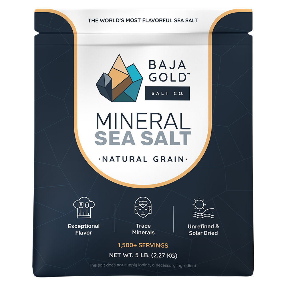 Mineral Sea Salt, Natural Grain