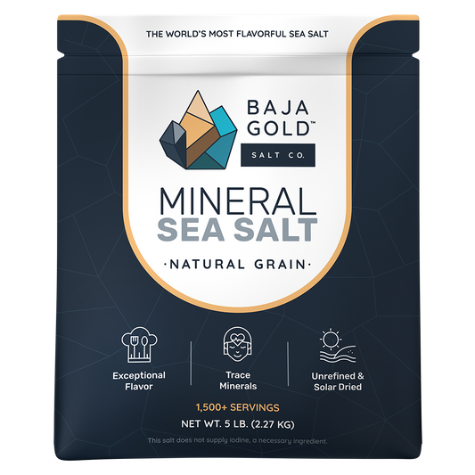 Mineral Sea Salt, Natural Grain