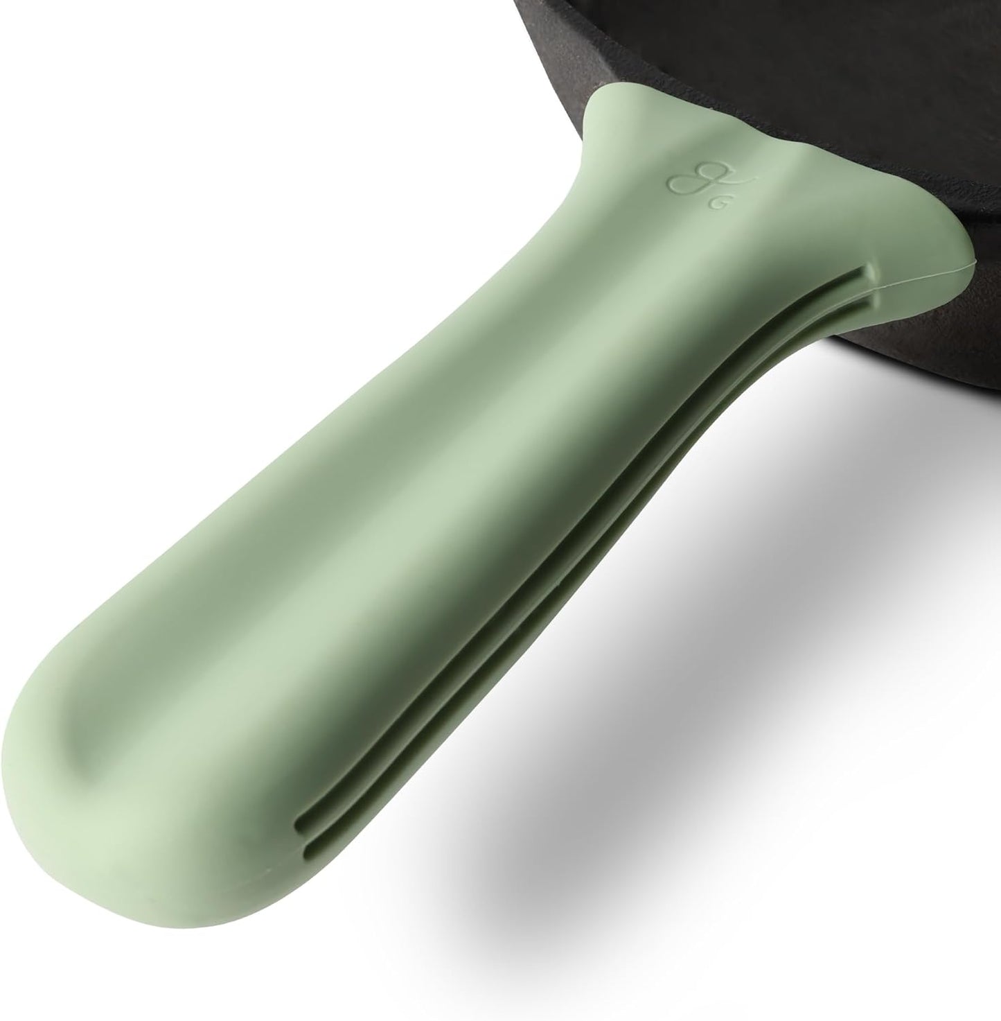 @Silicone Cast Iron Handle Cover, Sage Green