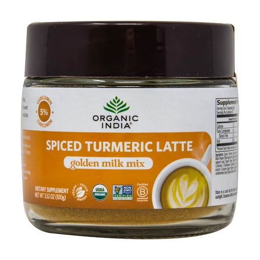 Golden Milk, Spiced Turmeric Latte Mix, Organic