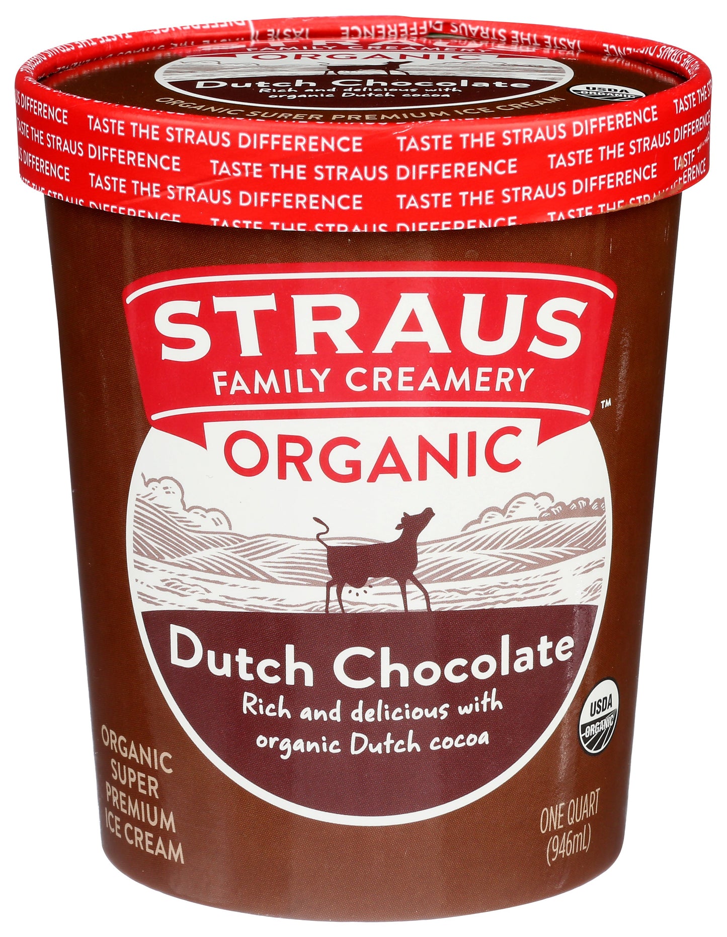 Ice Cream, Dutch Chocolate, Organic