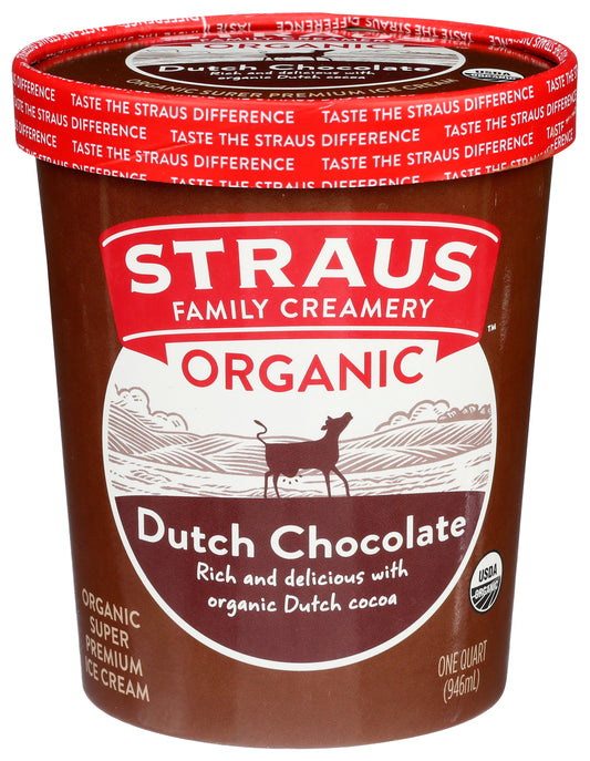Ice Cream, Dutch Chocolate, Organic