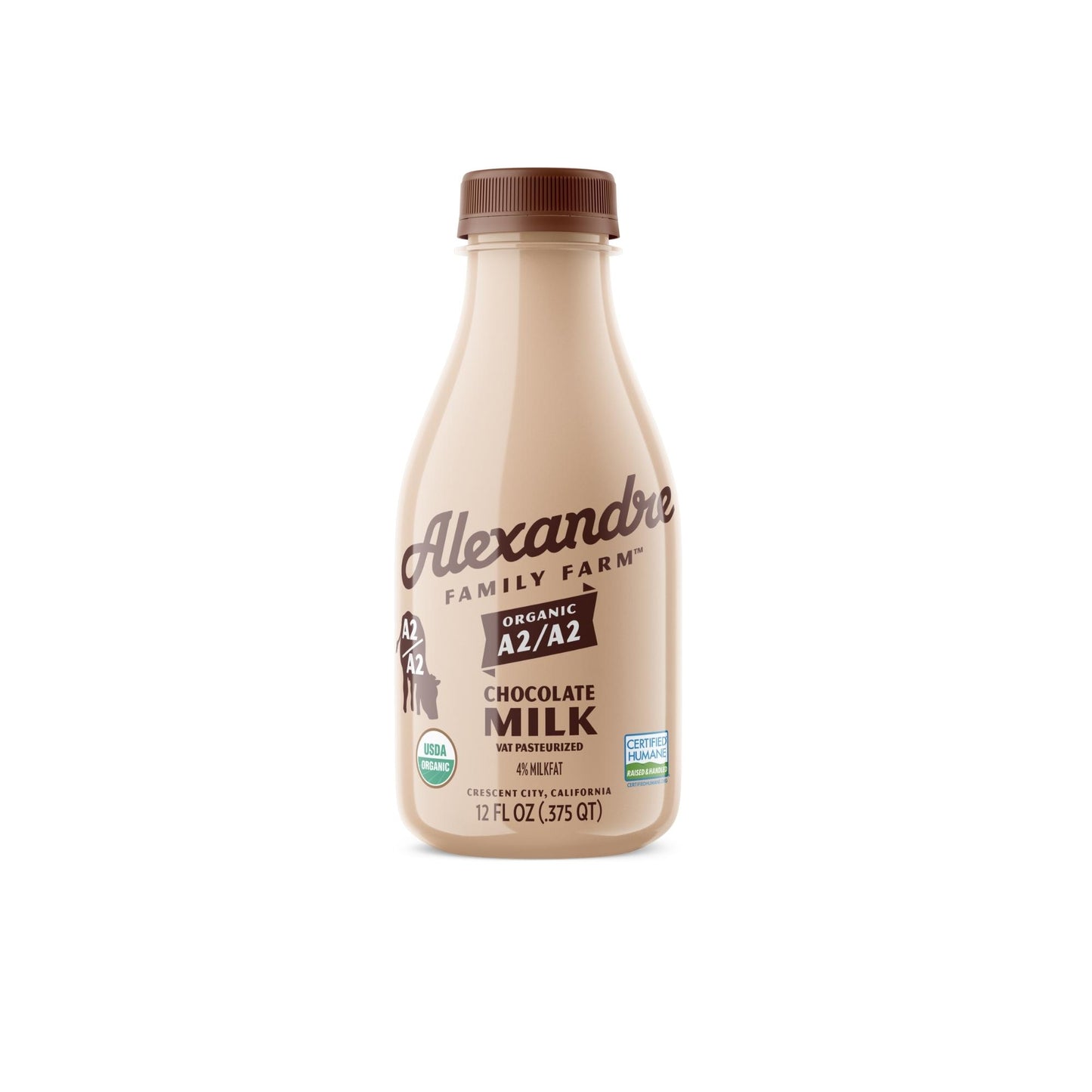 Chocolate Whole Milk, A2, Pasture Raised, Organic