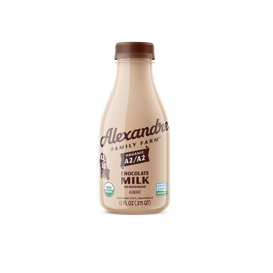 Chocolate Whole Milk, A2, Pasture Raised, Organic