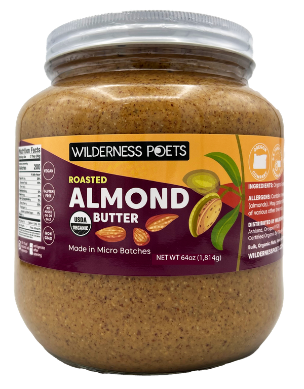 Almond Butter, Roasted, Organic