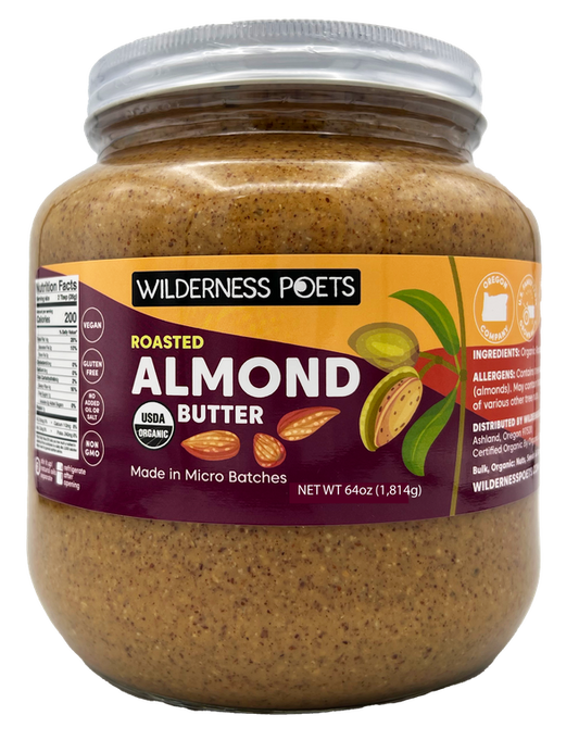 Almond Butter, Roasted, Organic