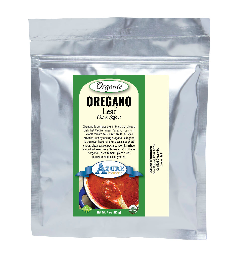 Oregano Leaf, Cut & Sifted, Organic