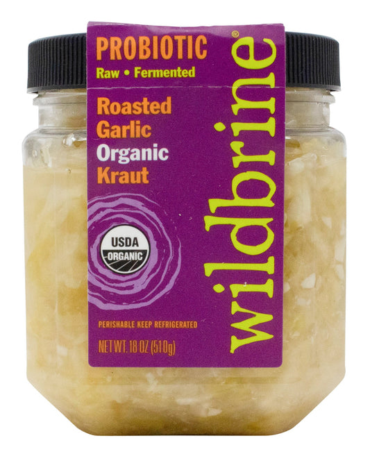 Sauerkraut, Roasted Garlic, Organic