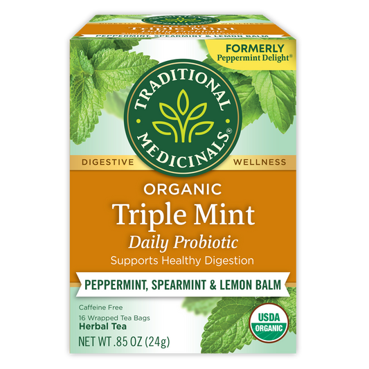 Triple Mint, Daily Probiotic Tea, Organic