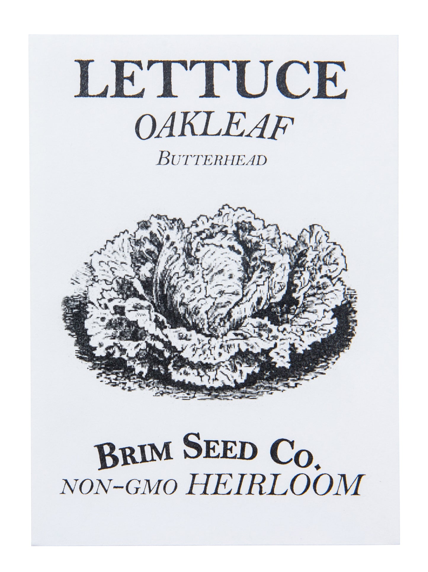 Lettuce, Oakleaf Butterhead Heirloom Seed