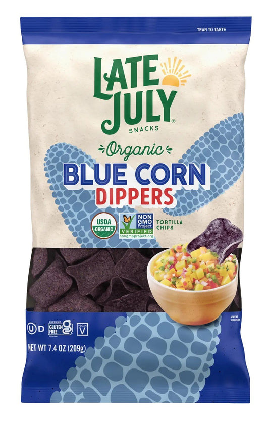 Tortilla Chips, Blue Corn, Dippers, Organic