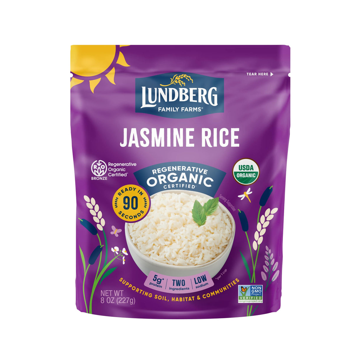 Rice, Jasmine White, Thai Hom Mali, Organic
