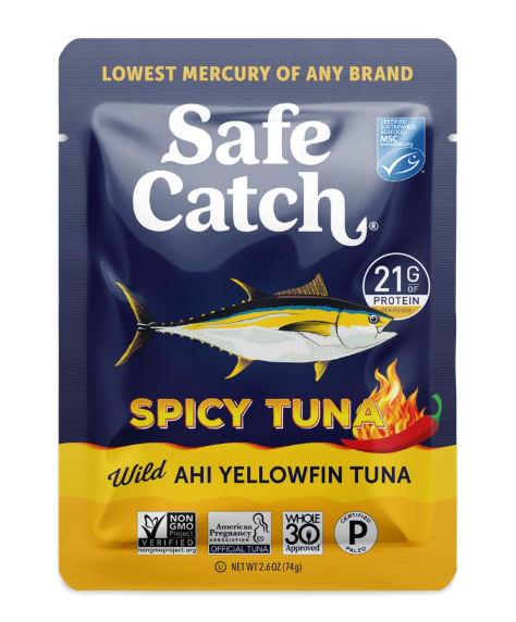 Tuna, Wild Ahi Yellowfin, Spicy, Pouch