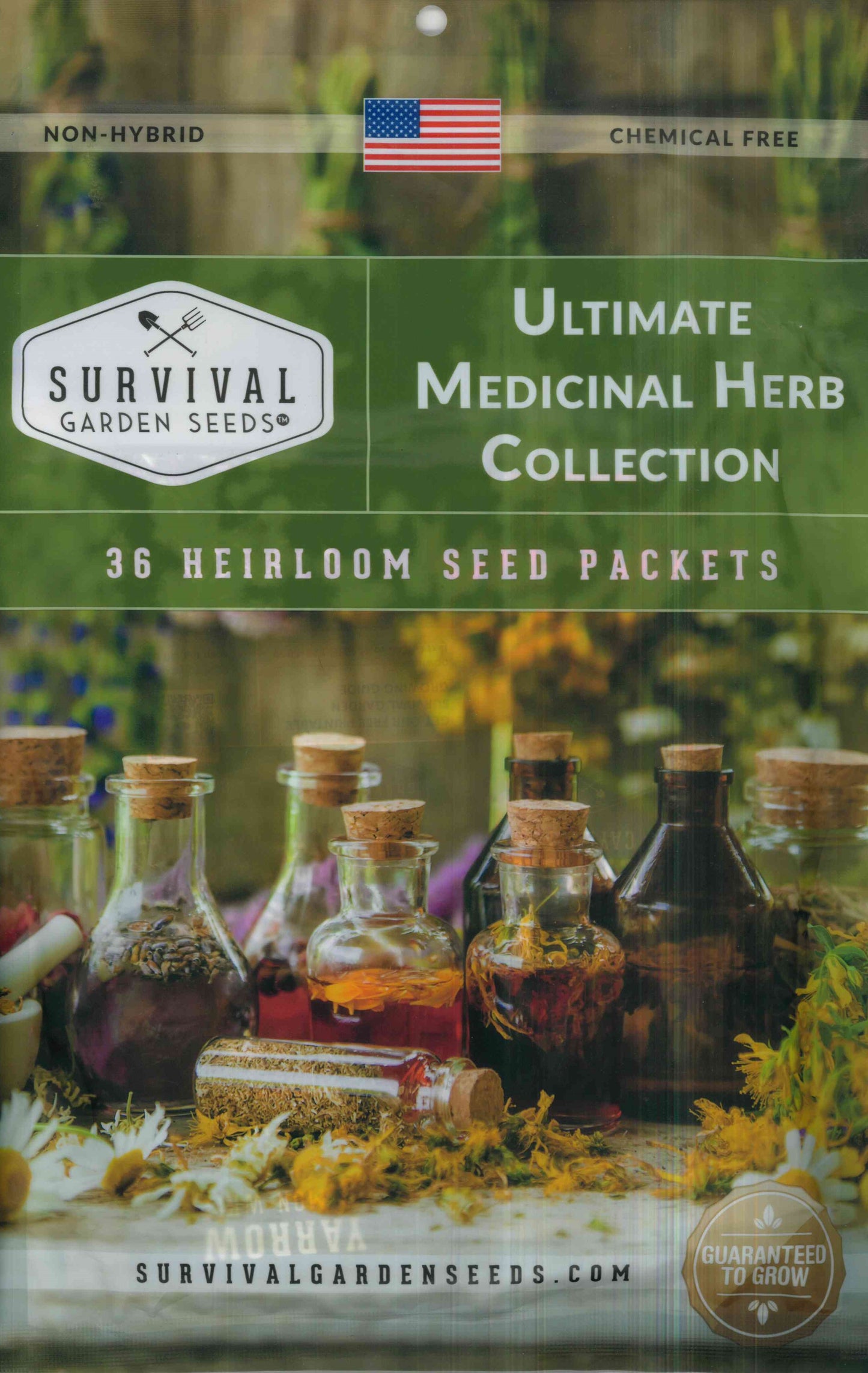 Survival Kit, Ultimate Medicinal Herb Collection