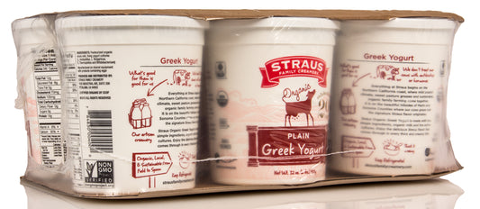 Greek Yogurt, Whole Milk, Plain, Organic