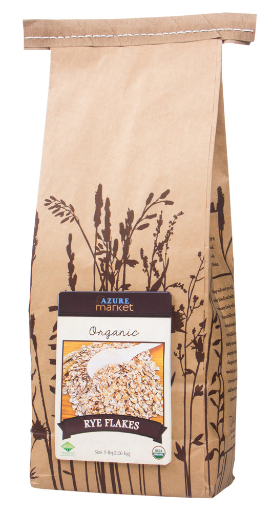 Rye Flakes, Creamy, Organic