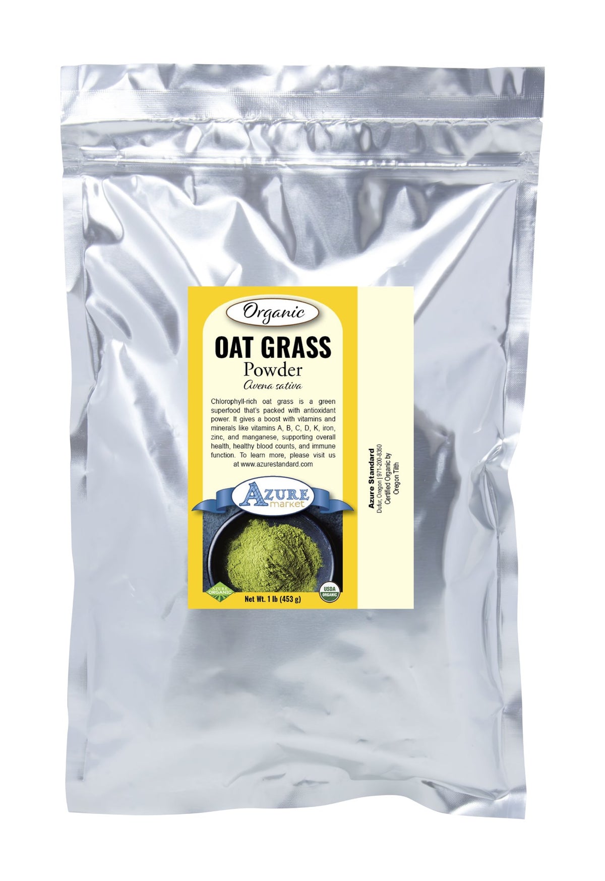 Oat Grass Juice Powder, Organic