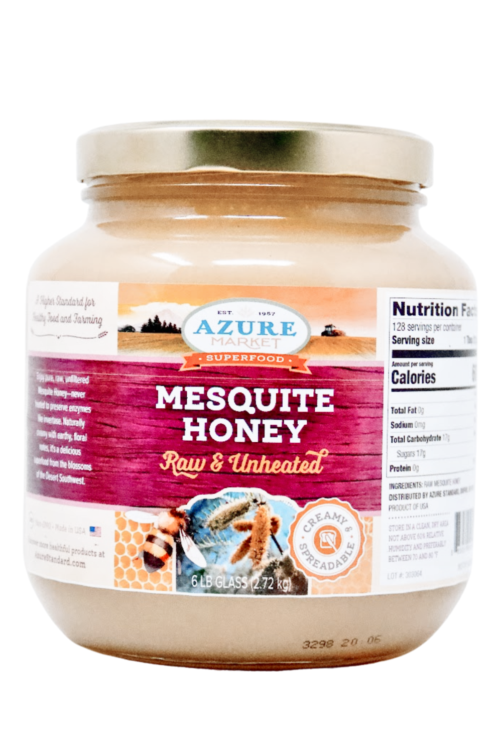 Honey, Raw, Unheated, Mesquite