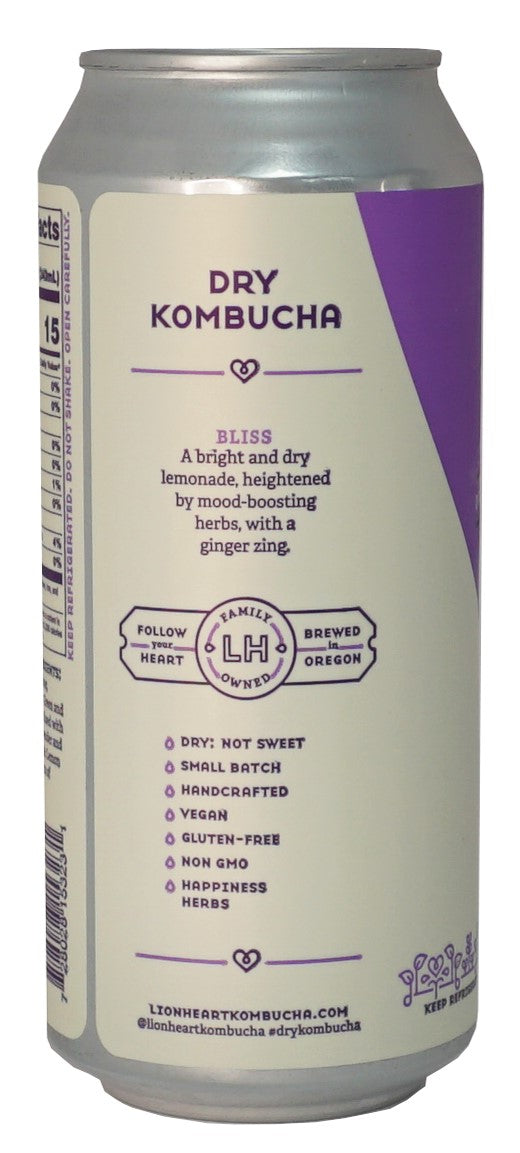 Kombucha, Bliss, Raw