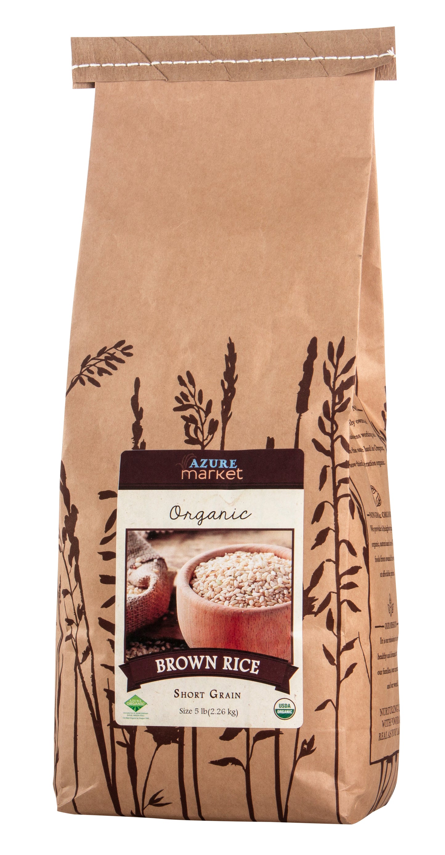 Rice, Short Grain Brown, Organic, Gluten Free