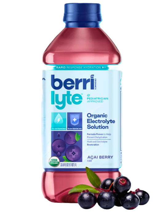 Electrolyte Solution, Rehydration Drink, Acai, Organic