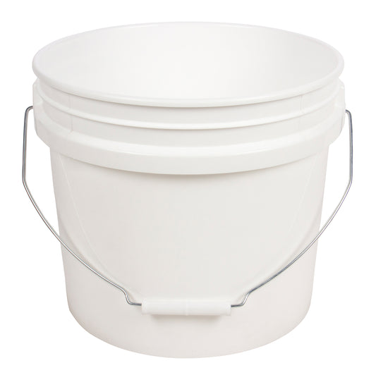 Plastic Bucket, No Lid, 3.5 Gallon