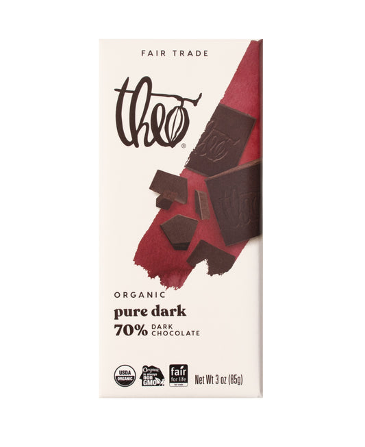 Chocolate Bar, Dark, 70%, Organic