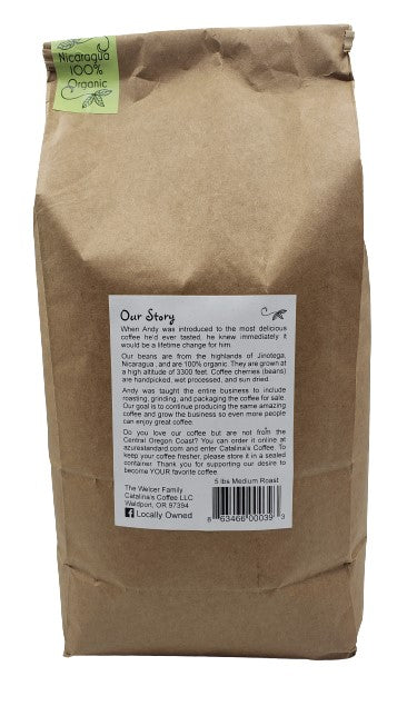Coffee, Whole Bean, 100% Arabica Medium