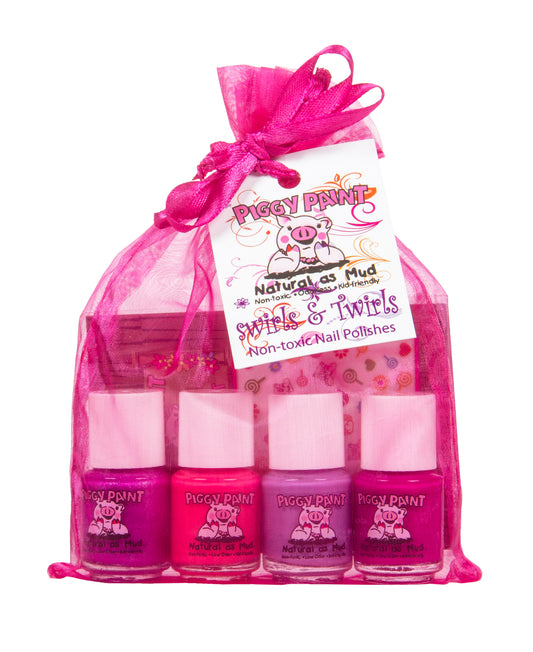 Nail Polish, Swirl & Twirls, Gift Set