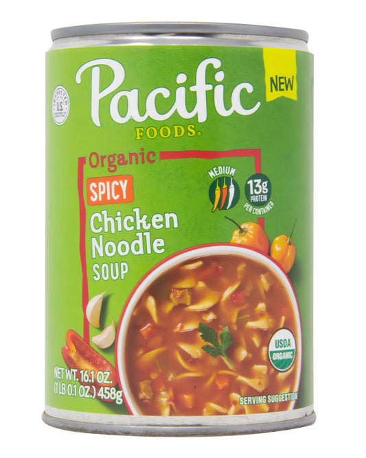 Chicken Noodle Soup, Spicy, Organic