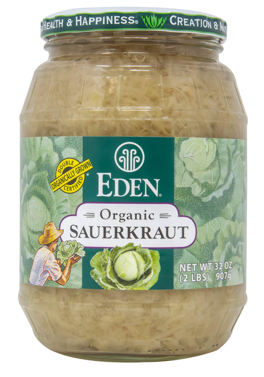 Sauerkraut in glass, Fine Cut, Organic