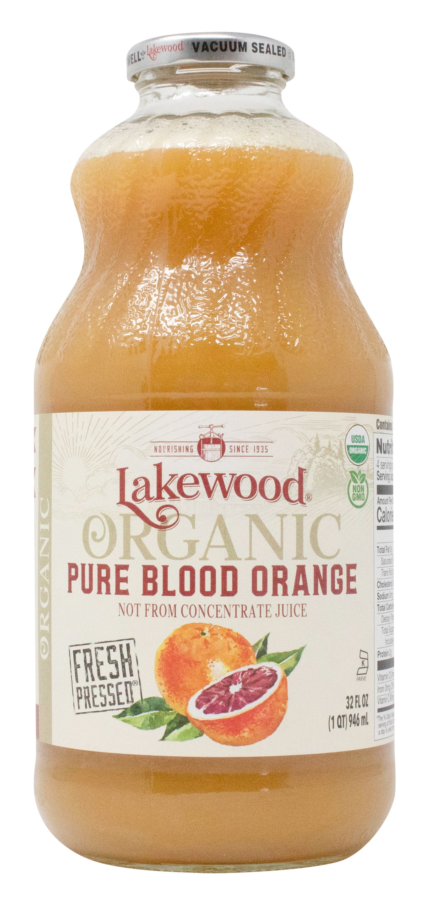 Blood Orange Juice, Pure, Organic