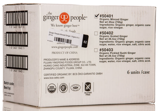 Minced Ginger, Organic