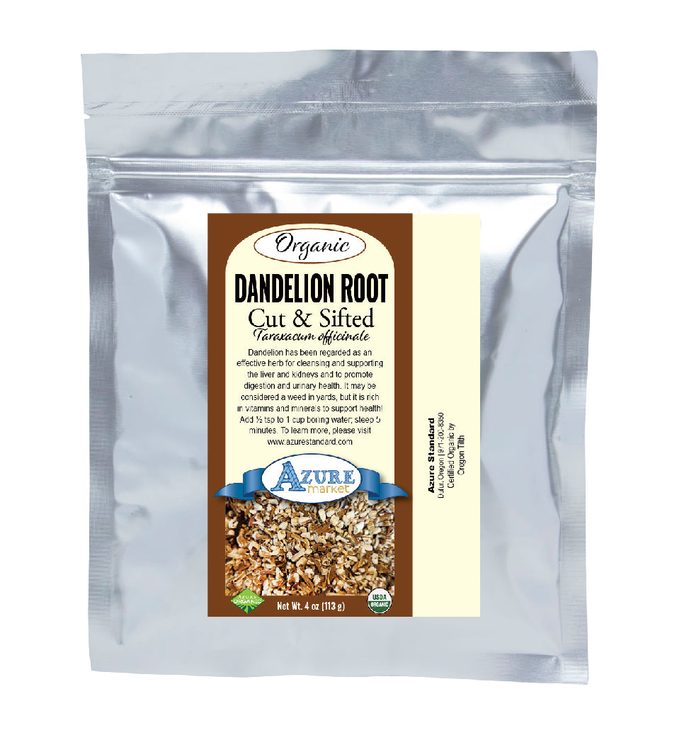 Dandelion Root, Cut & Sifted, Organic