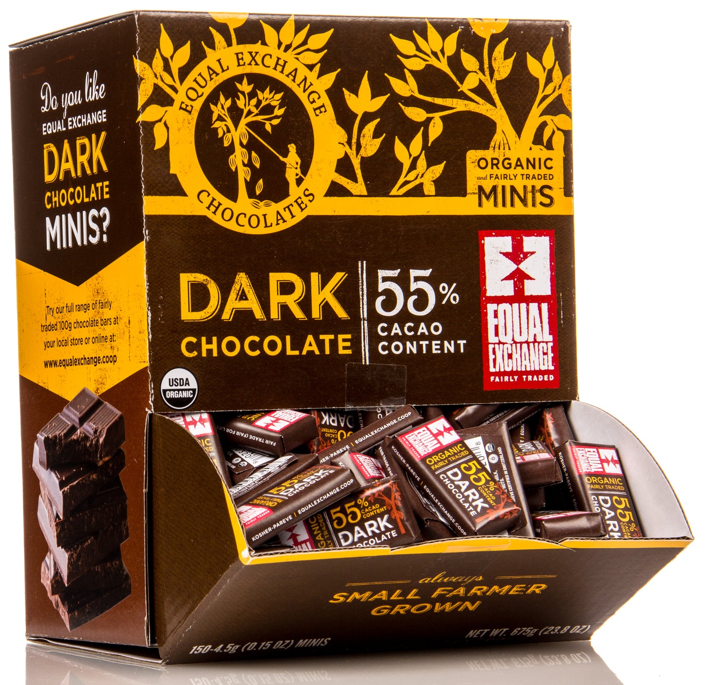 Dark Chocolate Bars, Mini, Organic