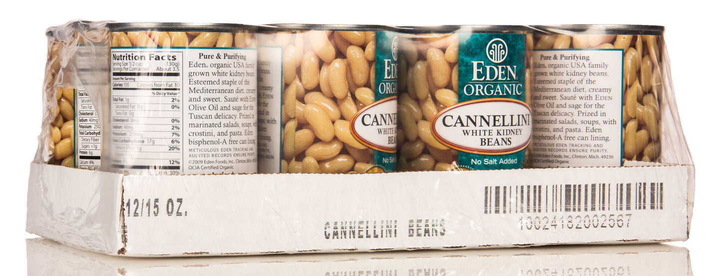 Cannellini (white kidney) Beans, Organic