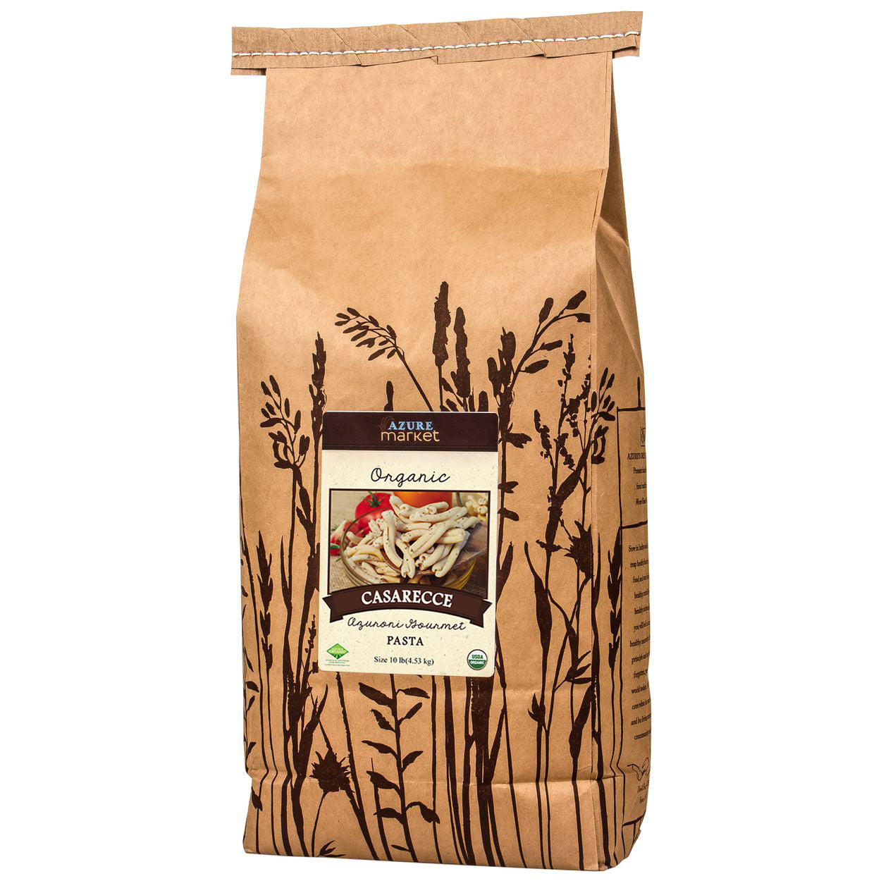 Casarecce Azuroni Gourmet Pasta, Organic