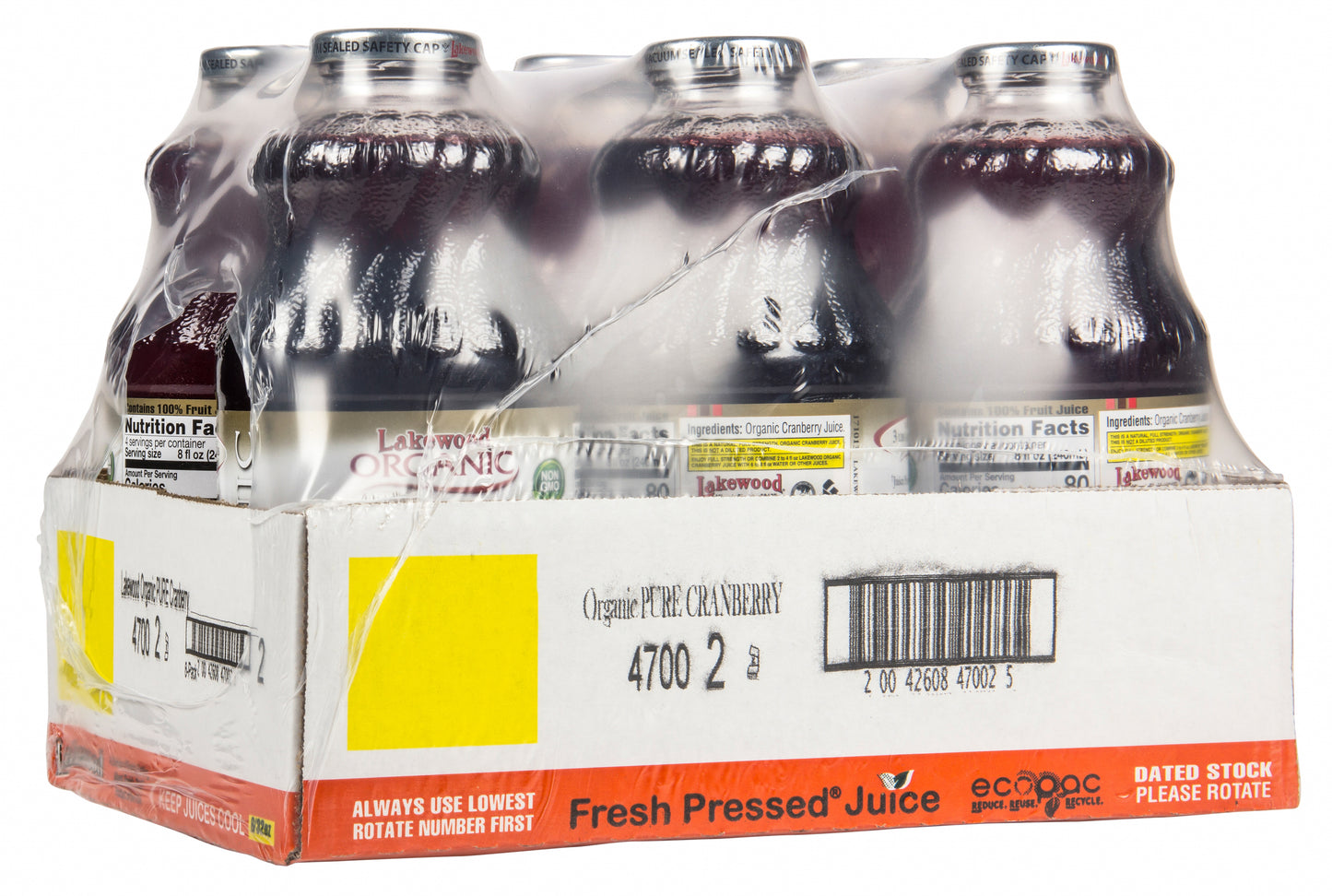 Cranberry Juice, Pure, Organic