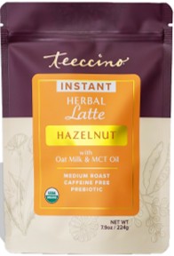 Hazelnut, Herbal Latte, Instant, Organic
