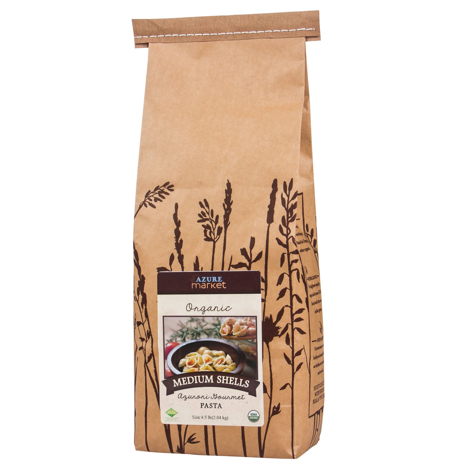 Medium Shells Azuroni Gourmet Pasta, Organic