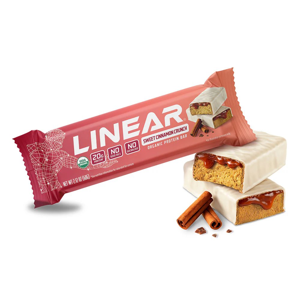 Protein Bar, Sweet Cinnamon Crunch, Organic
