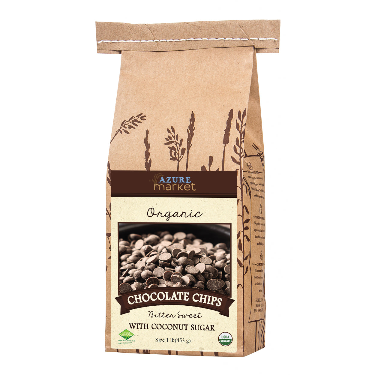 Chocolate Chips, Bitter Sweet, Coconut Sugar, Organic